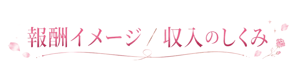 報酬イメージ／収入のしくみ